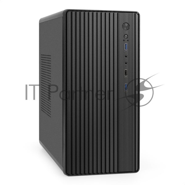 Корпус ExeGate BAA-503U2-UNS400, Mini-Tower, чёрный, 1 x 80/90 мм, БП 400 Вт