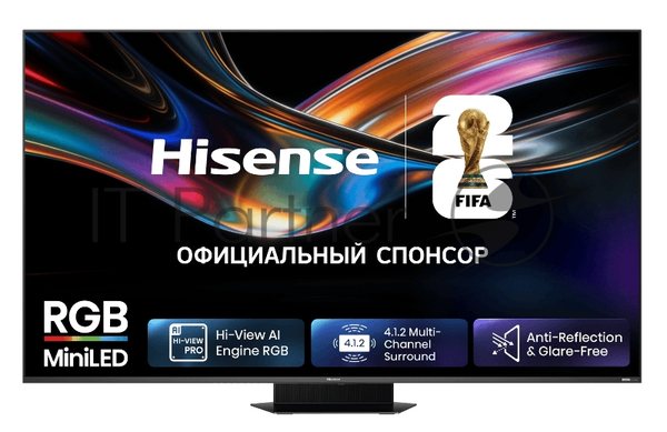 Телевизор Hisense 75" 75UR9S черный