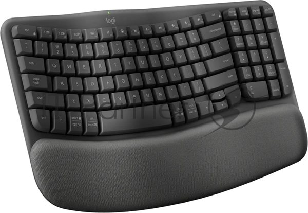 Клавиатура Logitech Wave Keys беспроводная, Bluetooth, радиоканал, серый