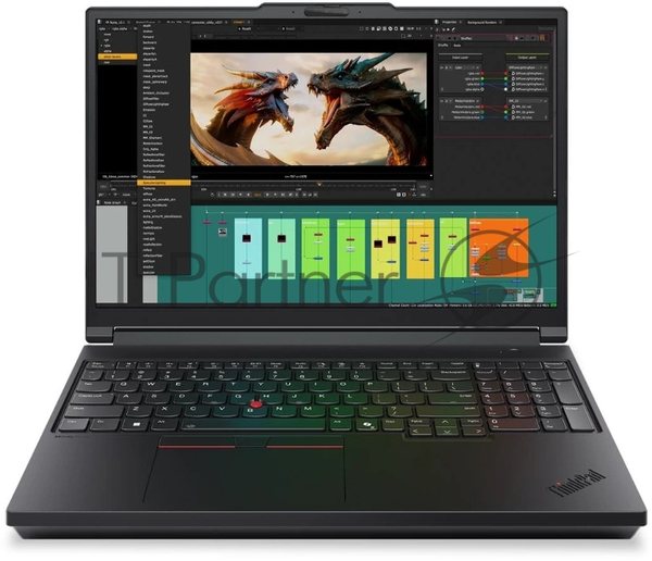 Ноутбук ThinkPad P16 Gen 3 16" WQUXGA (3840x2400) IPS 800N, Ultra 7 255HX, 2x32GB DDR5, 2TB SSD M.2, NVIDIA RTX PRO 3000 12GB GDDR7, WiFi7, BT, TPM2, FPR, 99.9Wh, 180W USB-C, Win 11 Pro, 1Y