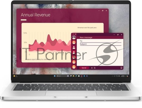 Ноутбук Dell Pro 14/14.0"/IPS/Intel Core Ultra 7 265U/32GB/1TB SSD/Intel graphics/Linux/серебристый/1.37kg