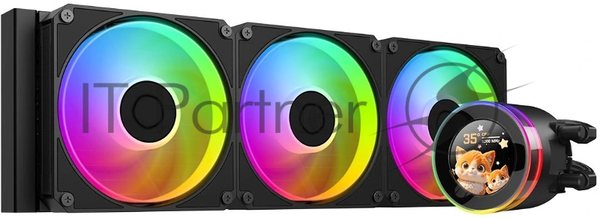 Система водяного охлаждения ID-Cooling SL360 V2 ARGB черный, алюминий/медь, 2500 об/мин, 31 дБ, 4 pin, 350 Вт