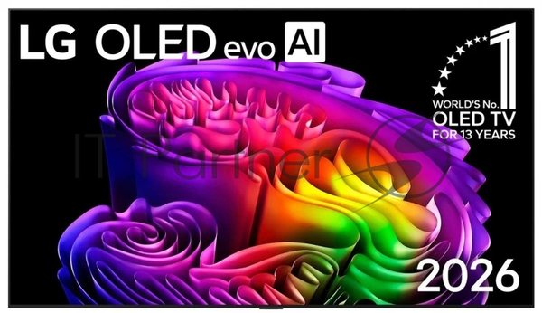 Телевизор LG 77" OLED77G6RLA, черный-серебристый, OLED 3840x2160 4K Ultra HD, 120Hz, webOS