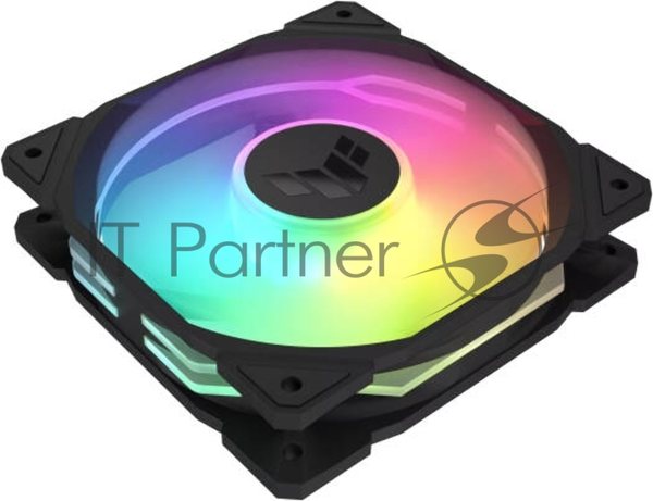 Вентилятор в корпус ASUS TUF GAMING TR120 FAN ARGB REVERSE BLACK черный, 120x120x28 мм, 2000 об/мин, 29 дБ, 4 pin