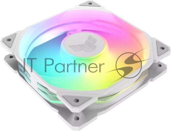 Вентилятор в корпус ASUS TUF GAMING TR120 FAN ARGB WHITE белый, 120x120x28 мм, 2000 об/мин, 29 дБ, 4 pin