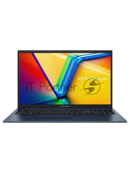 Ноутбук ASUS Vivobook 17 X1704VA-AU1160/17.3"/IPS/Intel Core 5 120U/16Gb/512Gb SSD/Intel UHD Graphics/NoOS/синий/2.1kg