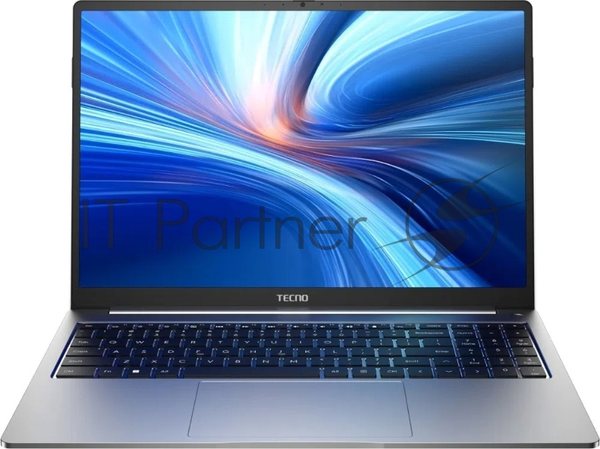 Ноутбук  TECNO Megabook T16RA/16"/IPS/Intel Core i5-13420H/16Gb/1Tb SSD/Intel UHD Graphics/Windows 11 Home/серый/1.74kg