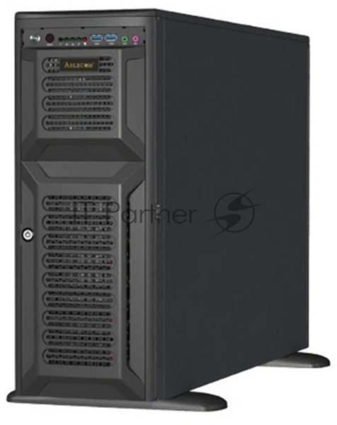 Серверный корпус 4U, ATX /E-ATX, Tower,8x3.5" hs+3x5.25'' int + 1x3.5'' SAS/SATA,12Gbps Backplane (for 3.5" HDD)including Rear Fan Module Kit*2, and converter cables for GPU AOC PWR; 2200W CPRS(1+1)