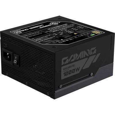 Блок питания GIGABYTE GP-GME1000GM PG5, 1000Вт, 80+ Gold, 135мм, модульный, черный