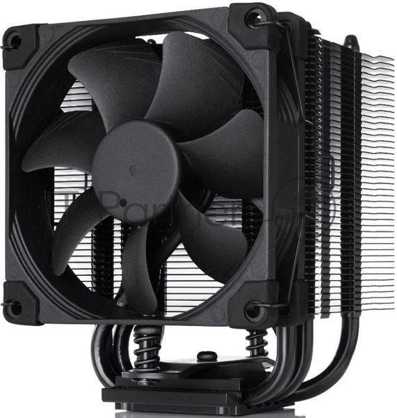 Кулер для процессора Noctua NH-U9S chromax черный, 92 мм, медь, 400-2000 об/мин, 22.8 дБ, 4 pin PWM, 140 Вт, высота 125 мм
