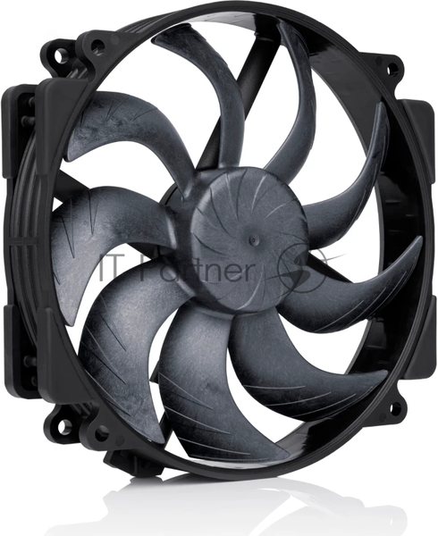 Вентилятор корпусной Noctua NF-A14x25r G2 PWM chromax.black, 140 мм, 1500 об/мин, 22.8 дБ, 4-pin PWM, без подсветки, черный