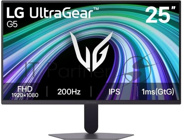 Монитор LG 24.4" (62.2 см) UltraGear 25G523B-B черный IPS LED 16:9 HDMI матовая 1000:1 300cd 178гр/178гр 1920x1080 200Hz FreeSync Premium DP FHD 3.5кг
