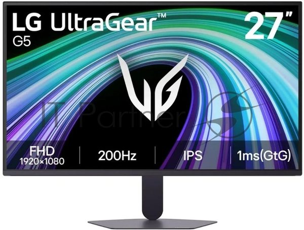 Монитор LG 27" UltraGear 27G523B-B черный IPS LED 16:9 HDMI матовая 1000:1 300cd 178гр/178гр 1920x1080 200Hz FreeSync Premium DP FHD 4.2кг