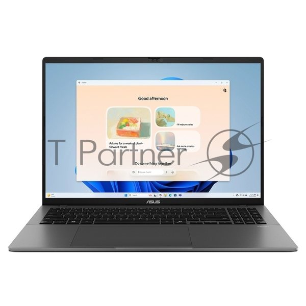 Ноутбук ASUS VivoBook S16 OLED S3607AA/16"/OLED/Intel Core Ultra 7 355/32GB/1024GB SSD/Intel Graphics/Без ОС/серый/1.7kg