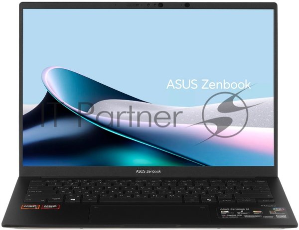 Ноутбук ASUS ZenBook 14 OLED UM3406KA-QD130/14"/OLED/AMD Ryzen AI 5 340/16GB/512GB SSD/AMD Radeon 840M/Windows 11 Pro/черный/1.2kg