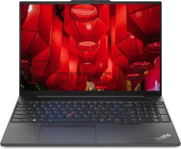 Ноутбук Lenovo ThinkPad E16 Gen 1/16"/IPS/Intel Core i7-1355U/16GB/512GB SSD/Intel Iris Xe/Windows 11 Pro/серый/1.81kg