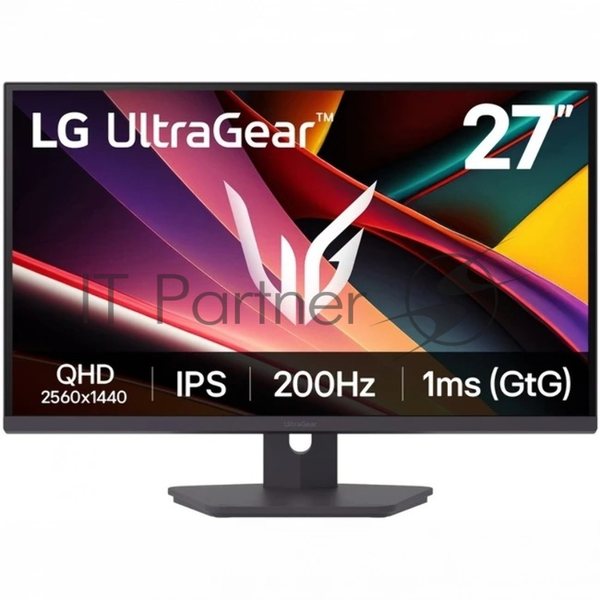 Монитор LG 27" 27G610A-B, 2560x1440, IPS, 200Hz, HDMIx2+DP, регулировка, черный