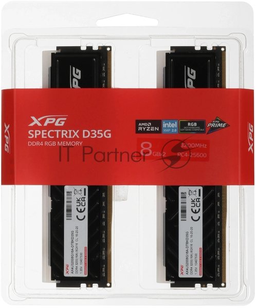Модуль памяти ADATA DIMM 16GB (8GBx2) DDR4-3200 AX4U32008G16A-DTBKD35G