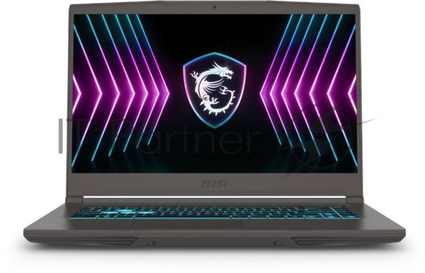 Ноутбук MSI Thin 15 B2RVE-3602XRU/15.6"/IPS/Intel Core 5 210H/16Gb/512Gb SSD/NVIDIA GeForce RTX4050 6Gb/без ОС/серый/1.86kg