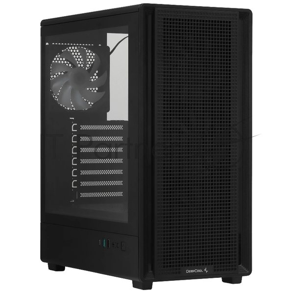 Корпус Deepcool CC550 4F черный без БП ATX 4x120mm 5x140mm 1xUSB2.0 1xUSB3.0 audio bott PSU