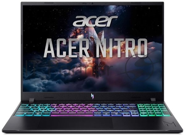 Ноутбук Acer Nitro V 16S ANV16-I31-76Z5/16"/IPS/Core 7 240H/16Gb/512Gb/SSD/NVIDIA GeForce RTX 5070 8Gb/Без ОС/черный/2.1kg