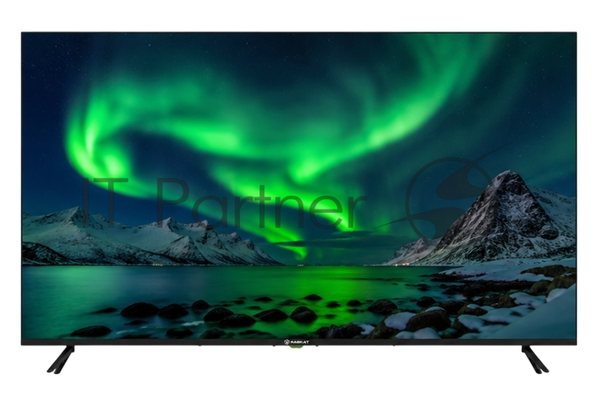 Телевизор Raskat 55" 55U5300B черный QLED UHD 60Hz Smart TV Салют ТВ 1.5GB/8GB