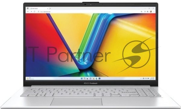 Ноутбук ASUS VivoBook E1504FA-BQ5103/15.6"/IPS/AMD Ryzen 3 30/16Gb/512Gb SSD/AMD Radeon 610M/noOS/серебристый/1.63kg