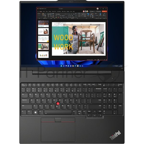 Ноутбук Lenovo ThinkPad E16 Gen 2/16"/IPS/AMD Ryzen 7 7735HS/16Gb/512Gb/SSD/AMD Radeon 680M/Без ОС/черный/1.81kg