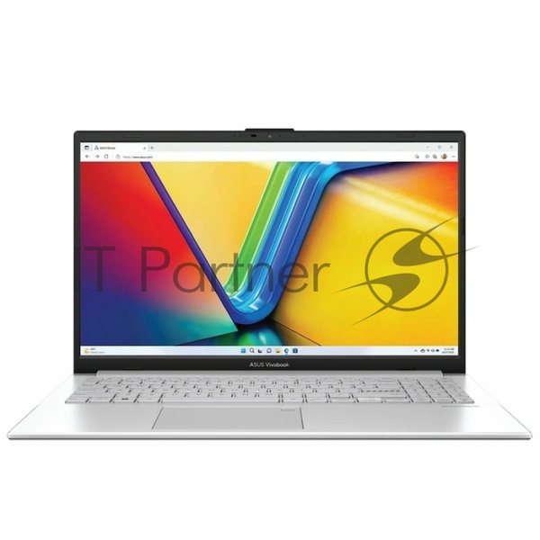 Ноутбук ASUS Vivobook Go 15 E1504FA-BQ5531/15.6"/IPS/AMD Ryzen 5 40/8Gb/256Gb SSD/AMD Radeon 610M/noOS/серебристый/1.63kg