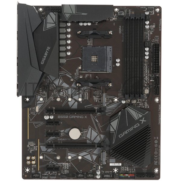 Материнская плата Gigabyte B550 X GAMING, AM4, AMD B550, 4xDDR4, 4xSATA, 2xM.2, 1xPCIe 4.0 x16, 1xPCIe 3.0 x4, 2xPCIe 3.0 x1, 1xHDMI, 1xDisplayPort, 1x 2.5Gb LAN, 1xUSB 3.2 Gen 2, 3xUSB 3.2 Gen 1, 1xUSB Type-C, 2xUSB 2.0, 2x3.5 мм, 7.1, ATX