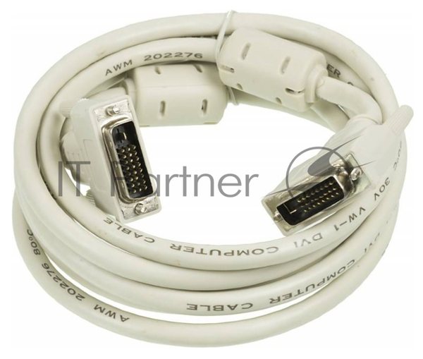 Кабель Ningbo DVI-D/DVI-D 3m Dual Link