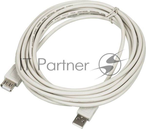 Кабель-удлинитель USB2.0 Ningbo USB A (m)/USB A (f) 5м