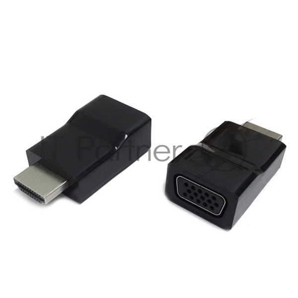 Переходник Gembird Переходник HDMI-VGA Cablexpert A-HDMI-VGA-001, 19M/15F