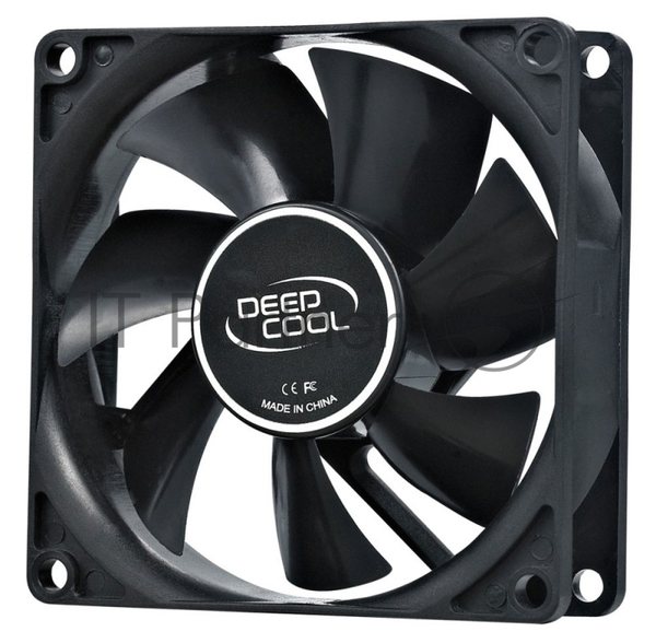 Вентилятор для корпуса DEEPCOOL XFAN 80 черный, 80 мм, 1800 об/мин, 20.3 дБ, Molex
