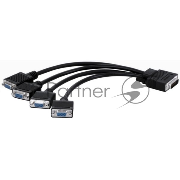 Кабель Matrox CAB-L60-4XAF Quad analog upgrade cable (Кабель для апгрейда 3-х портовой карты в 4-х портовую)