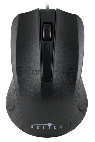 Мышь проводная Oklick 225M черный, 1200 dpi, USB, кнопки - 3