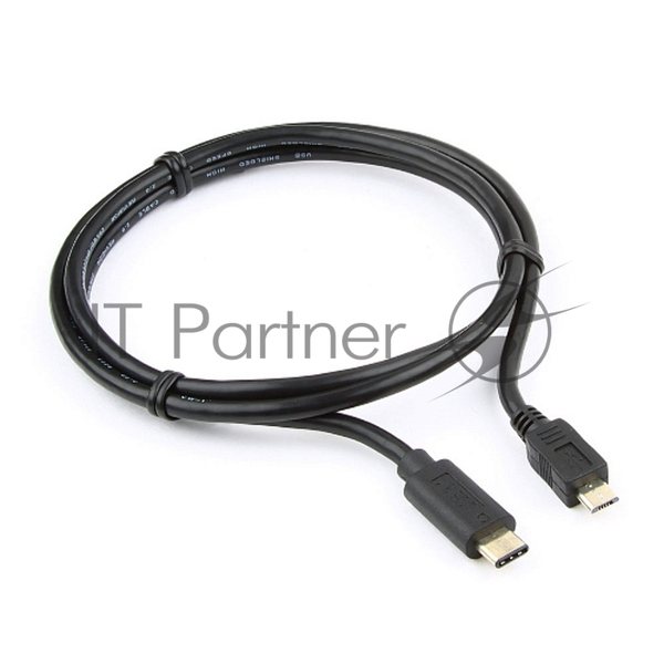 Кабель Cablexpert CCP-USB2-mBMCM-1M USB2.0 microBM/USB3.1TypeC, 1м, 