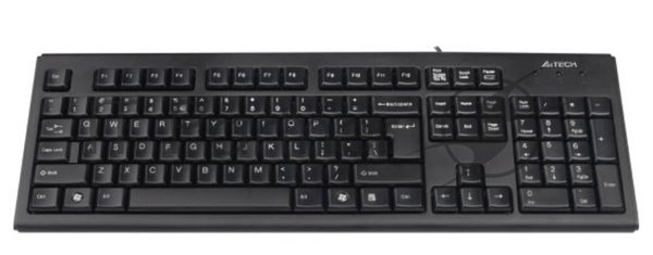 Клавиатура проводная A4Tech KR-83, USB, черный