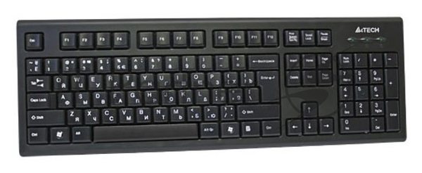 Клавиатура проводная A4Tech KR-85 USB черный