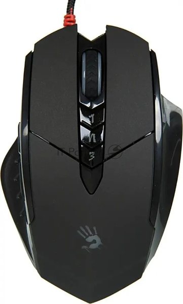 Мышь проводная A4Tech Bloody V7 черный, 3200 dpi, USB Type-A, кнопки - 8