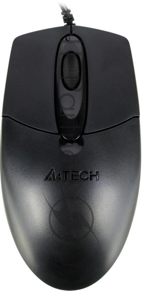 Мышь проводная A4Tech OP-720 черный, 1000 dpi, PS/2, кнопки - 3