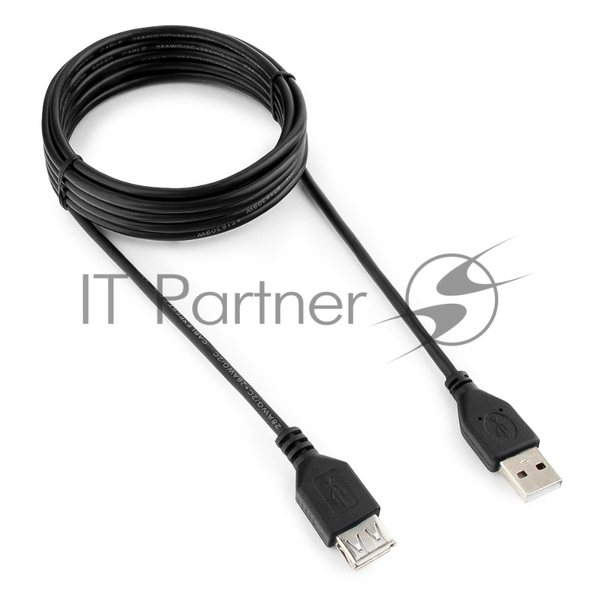 Кабель Gembird PRO USB 2.0 удлинительный 3.0м AM/AF позол. контакты, пакет