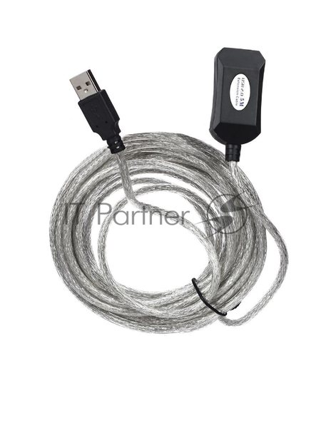 Кабель Aopen/QustКабель-адаптер USB2.0-repeater, удлинительный активный Am-->Af 5м (ACU823-5M) 6938510851314