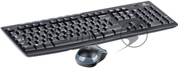 Комплект клавиатура+мышь Logitech MK270 беспроводной, USB, 1000 DPI, чёрный