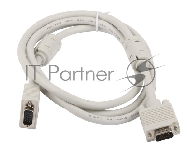 Кабель Gembird/Cablexpert VGA Premium,15M/15M,1.8м, тройной экран, феррит.кольца, пакет
