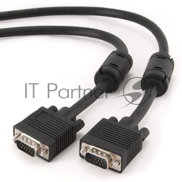 Кабель Gembird/Cablexpert VGA Premium 15M/15M, 3.0м, белый, тройной экран, феррит.кольца