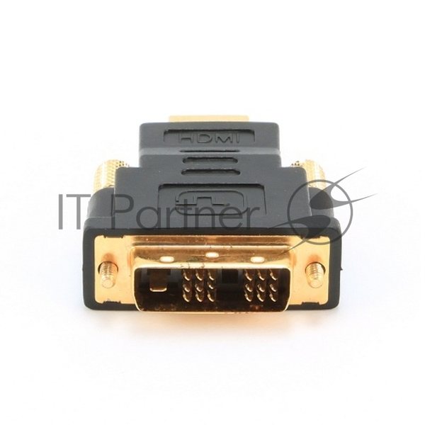 Адаптер (переходник) Gembird HDMI-DVI A-HDMI-DVI-1, 19M/19M, золотые разъемы, пакет