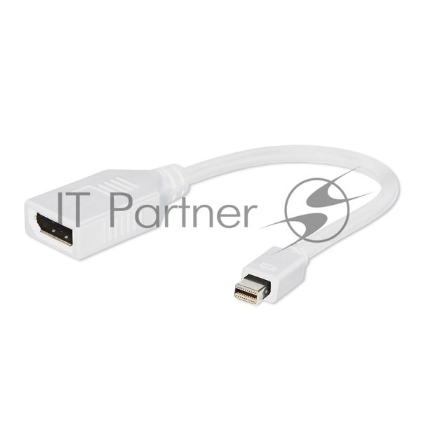 Переходник Gembird Переходник miniDisplayPort - DisplayPort, 20M/20F, 16см, белый