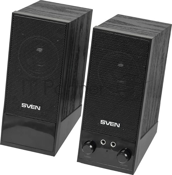 Акустическая система SVEN SPS-604 2.0 черный 4Вт
