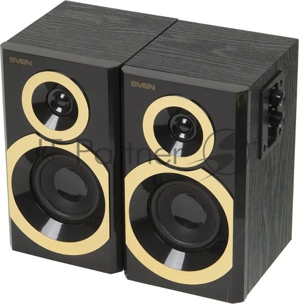 Акустическая система SVEN SPS-619 GOLD акустическая система 2.0, мощность 2х10 Вт(RMS)